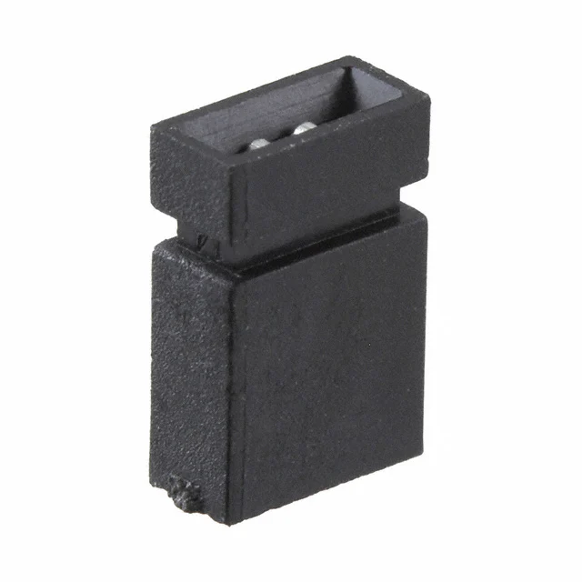 SHORTING JUMPER UNPLATED BLK