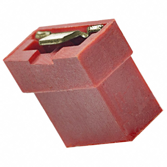 CONN JUMPER SHORTING GOLD RED CONN JUMPER SHORTING GOLD RED