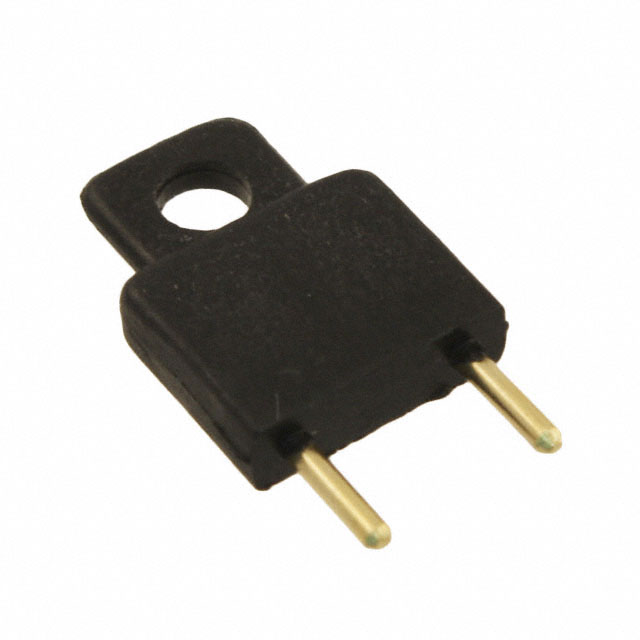 PLUG SHORTING INSULATED BLACK