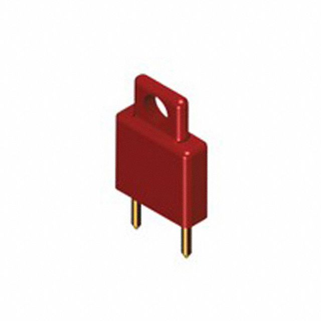 PLUG SHORTING INSULATED RED