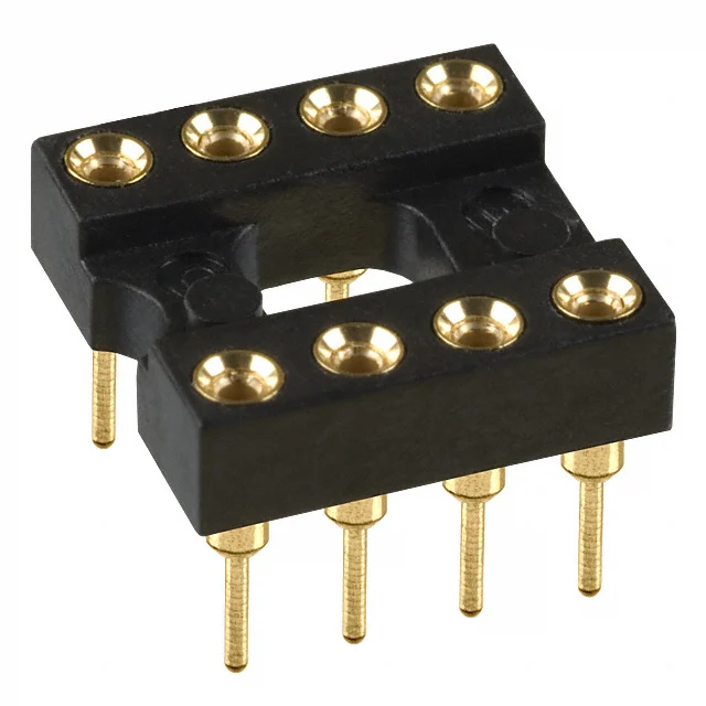 CONN IC DIP SOCKET 8POS GOLD
