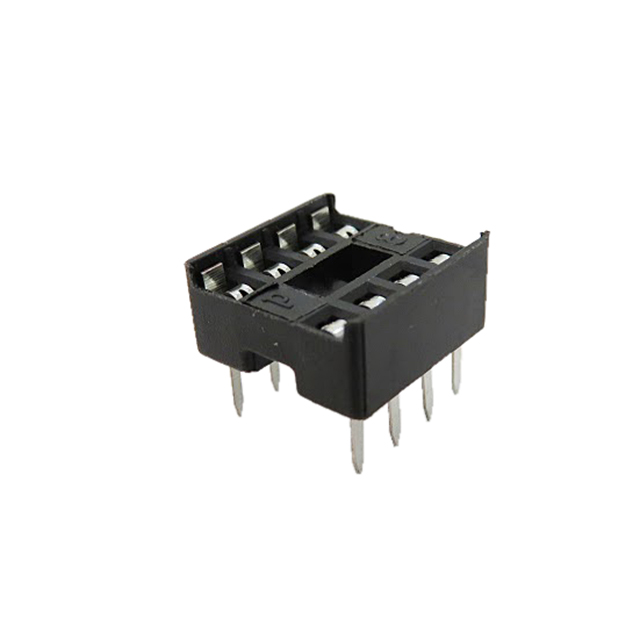 IC SOCKET, DIP, 8P 2.54MM PITCH