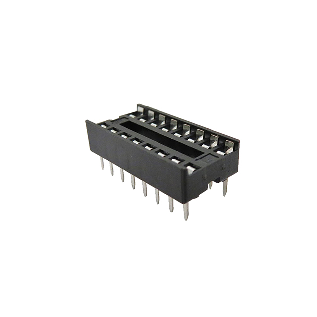 IC SOCKET, DIP, 16P 2.54MM PITCH