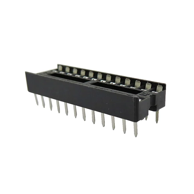 IC SOCKET, DIP, 24P 2.54MM PITCH
