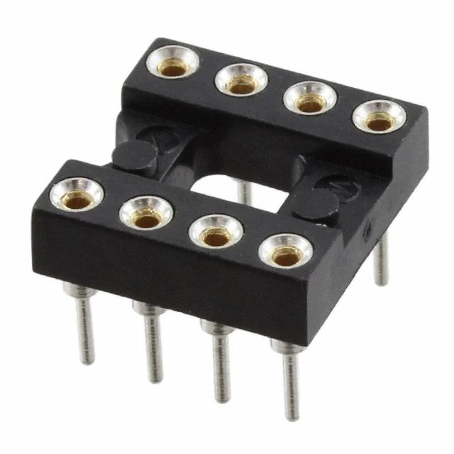 CONN IC DIP SOCKET 8POS GOLD