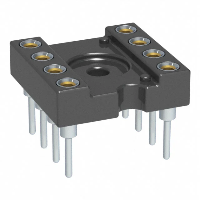 CONN IC DIP SOCKET 8POS GOLD