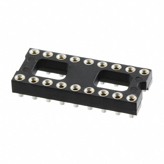 CONN IC DIP SOCKET 18POS GOLD