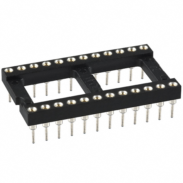 CONN IC DIP SOCKET 24POS GOLD