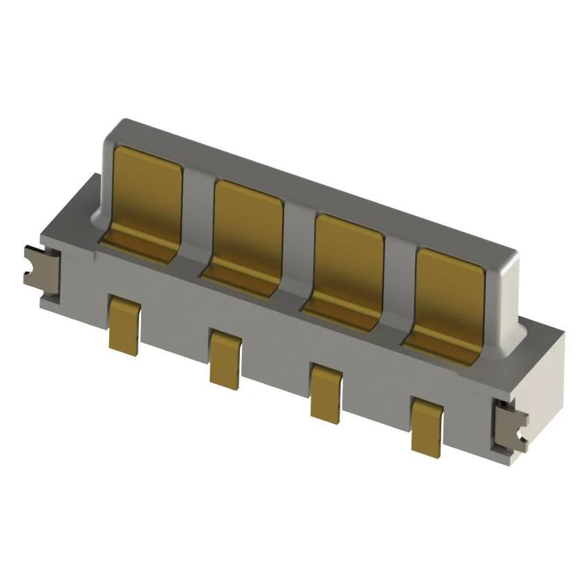 CONN SSL PLUG 4POS 3MM SOLDER