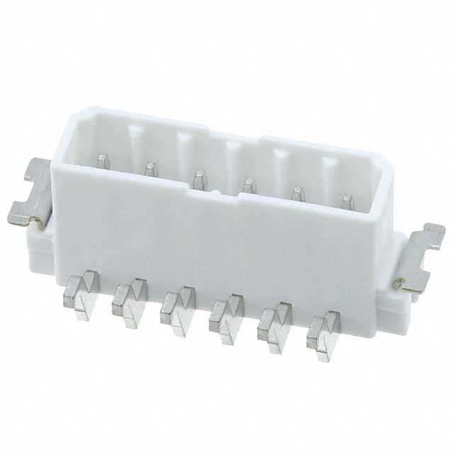 HEADER 6POS SMT WHITE