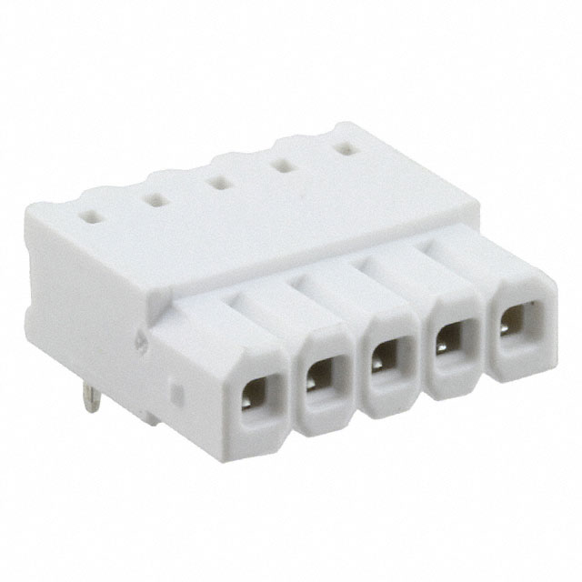 CONN HEADER 5POS 2.5MM TH