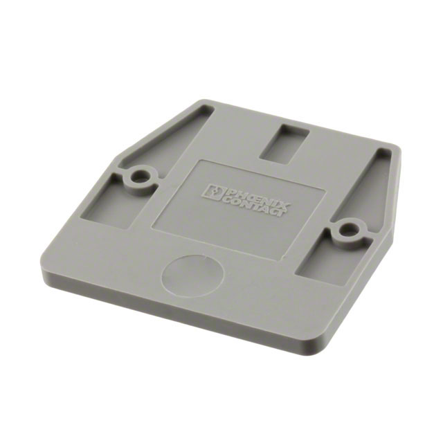 CONN TERM BLK END PLATE GRAY CONN TERM BLK END PLATE GRAY