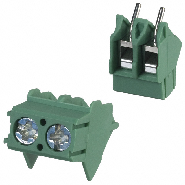 TERM BLOCK 2POS 45DEG 5MM PCB