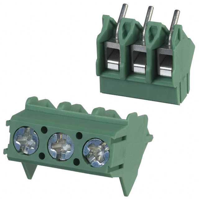 TERM BLOCK 3POS 45DEG 5MM PCB