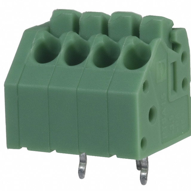 TERM BLOCK 4POS 45DEG 3.5MM PCB