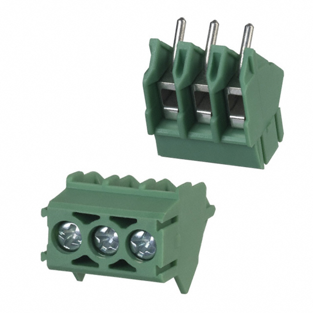 TERM BLOCK 3POS 45DEG 3.5MM PCB