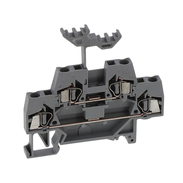 DOUBLE-DECK TERMINAL BLOCK; THRO