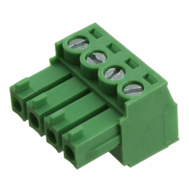 TERM BLOCK PLUG 4POS 3.81MM