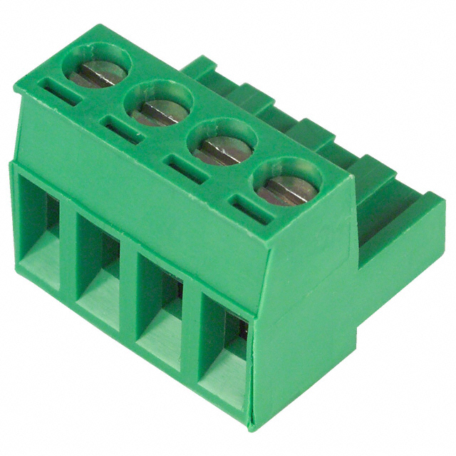 TERM BLOCK PLUG 4POS 5.08MM