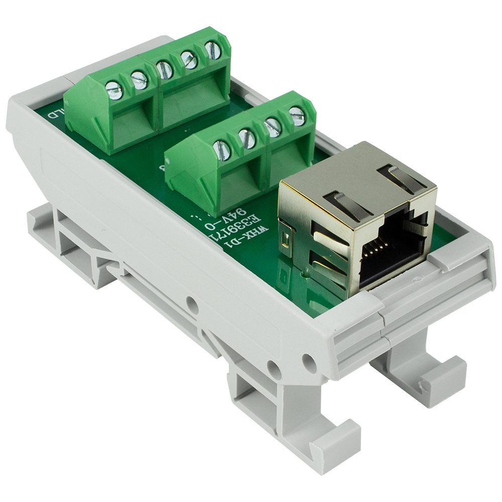 RJ45 TO SCREW TERMINAL INTERFACE