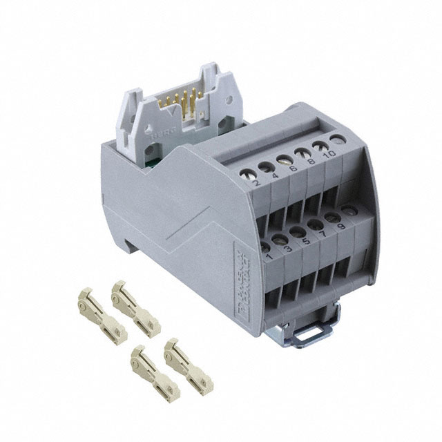 INTERFACE MOD HDR 10POS 12-24AWG