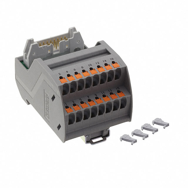 INTERFACE MOD HDR 16POS 14-26AWG