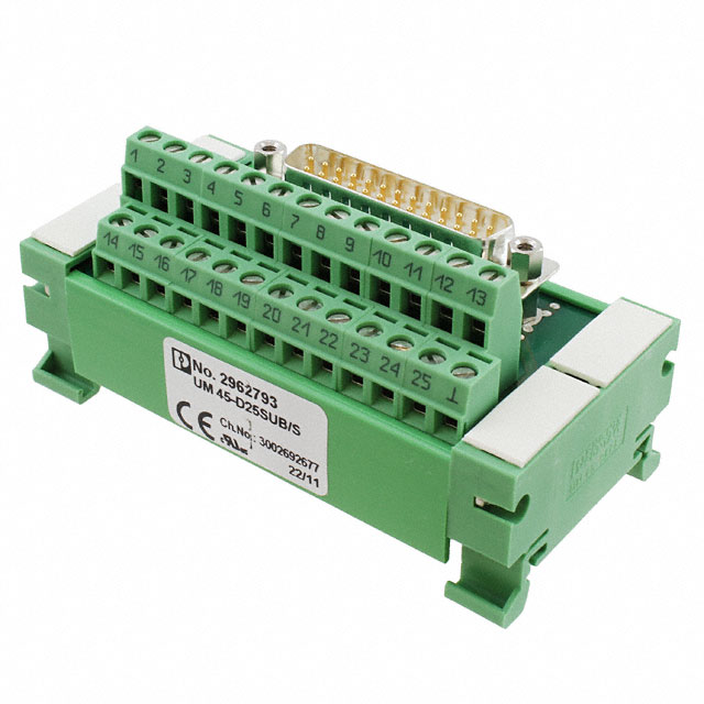 INTERFACE MOD DSUB MALE 25POS