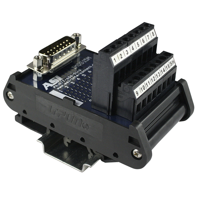 DB15 Male Breakout Board, 15 Pin