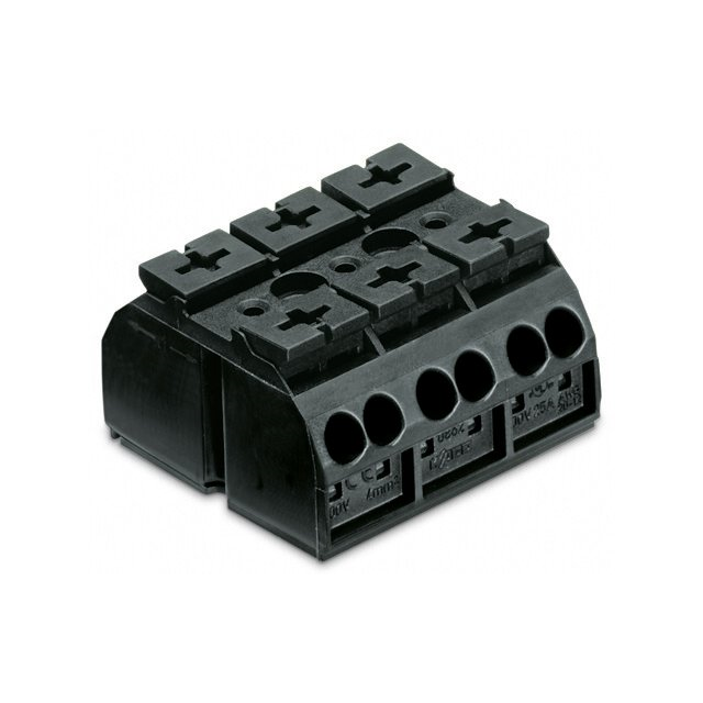 TERM BLK 3POS BLACK TERM BLK 3POS BLACK