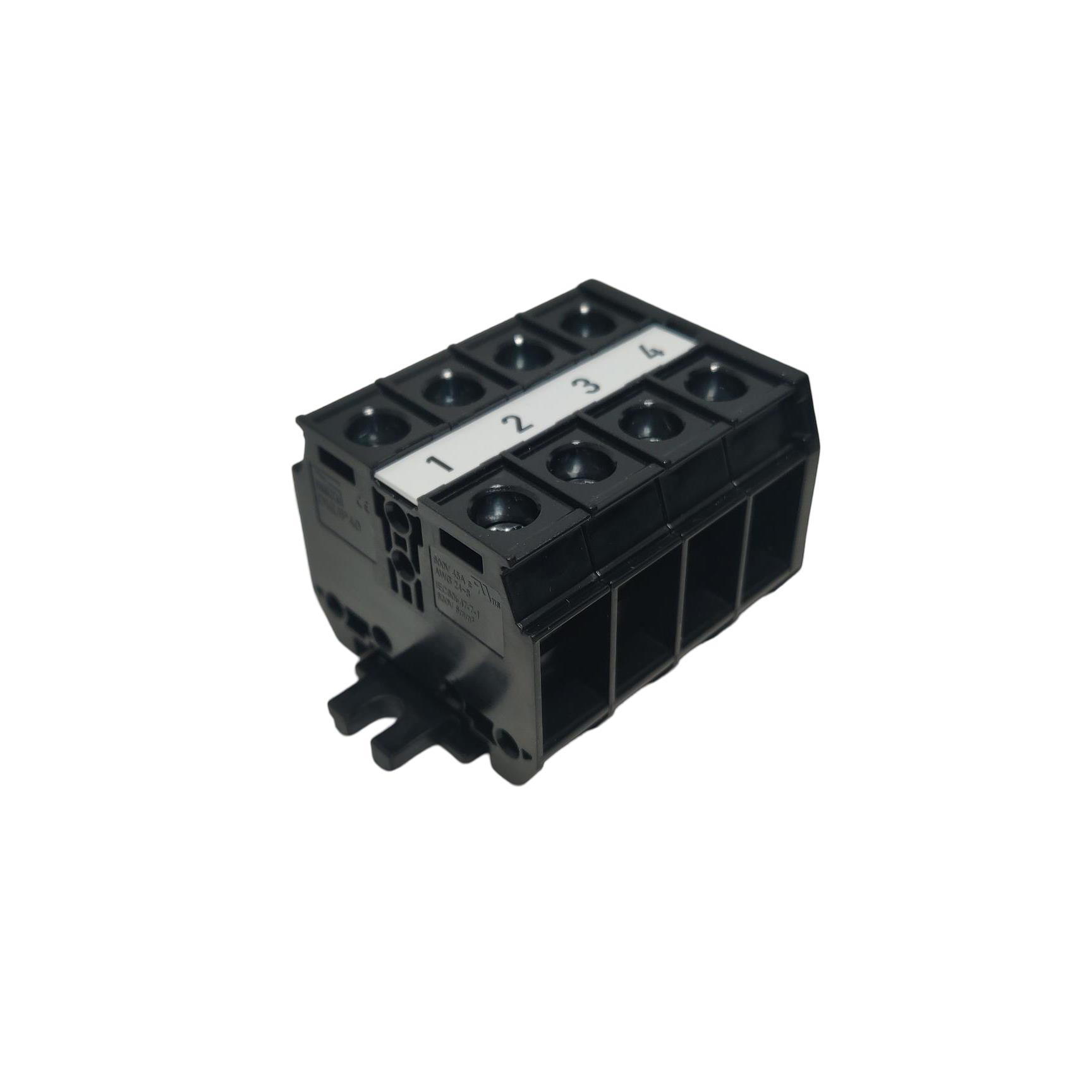 TERM BLK 4POS BLACK TERM BLK 4POS BLACK