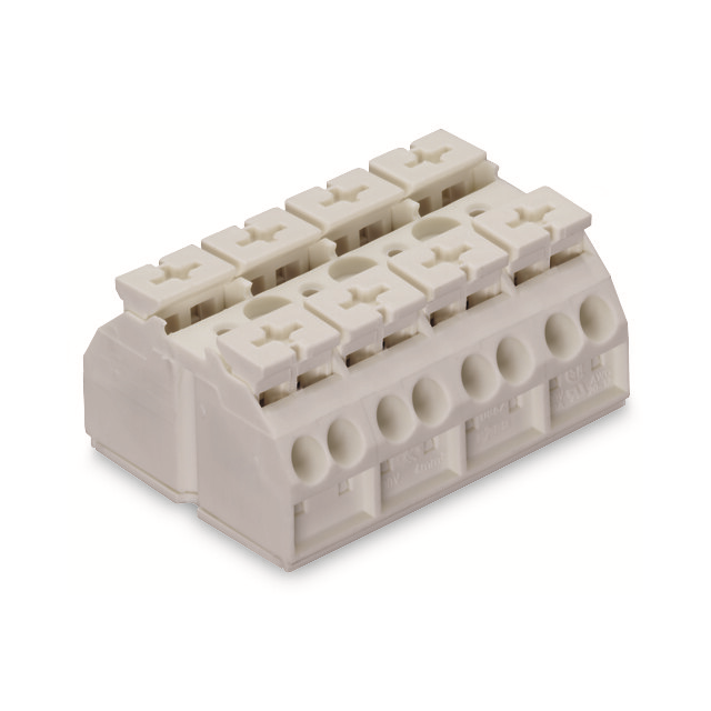 TERM BLK 4POS WHITE TERM BLK 4POS WHITE