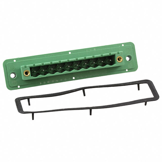 TERM BLK 10POS GREEN