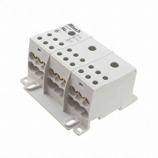 BLOCK PWR DISTRIB 3POS