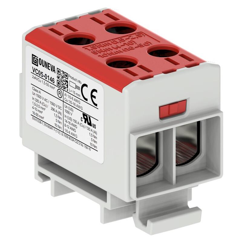 OTL 2XAL/CU 1,5-50MM RED