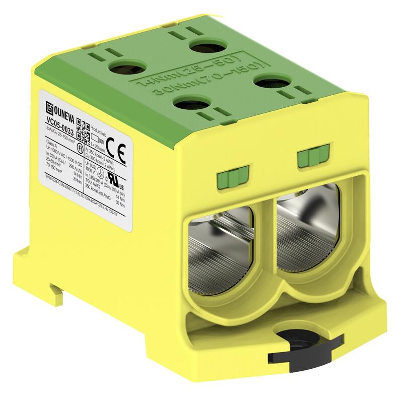 OTL 2XAL/CU 25-150MM YE/GR