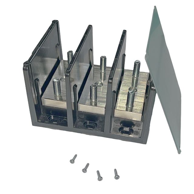 3 Pos, 4 Screws, 600V 380A, cove 3 Pos, 4 Screws, 600V 380A, cove