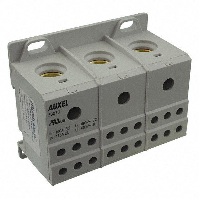 BLOCK PWR DISTRIB 3POS