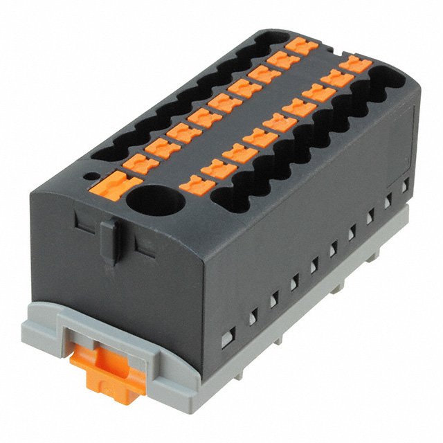 TERM BLK 19POS BLACK