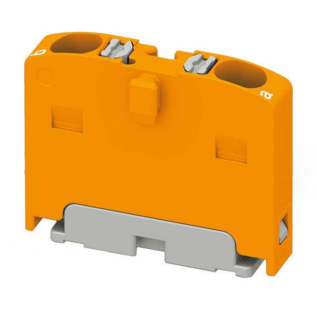 TERM BLK 2POS ORANGE