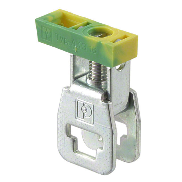 TERM BLK 1POS GREEN/YELLOW