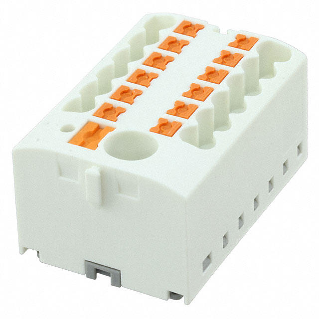 TERM BLK 13POS WHITE