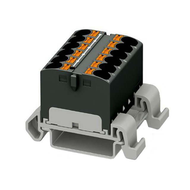 TERM BLK 12POS BLACK