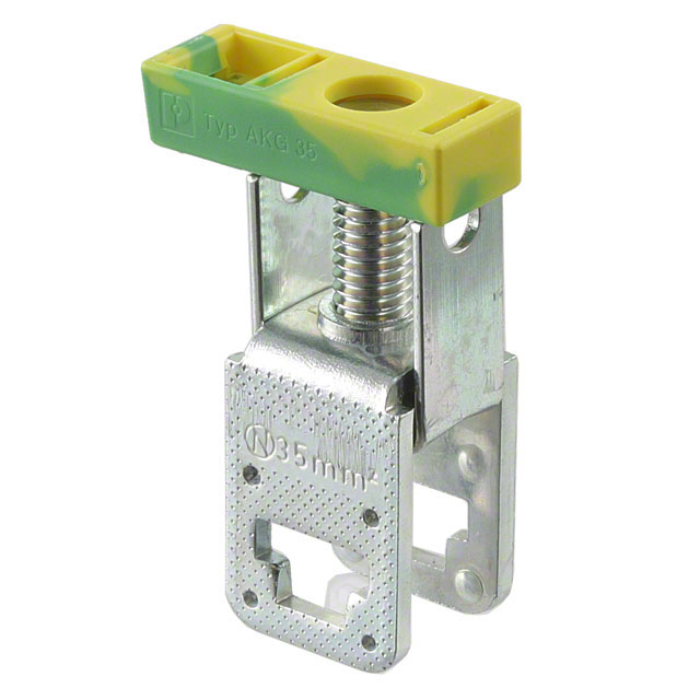 TERM BLK 1POS GREEN/YELLOW