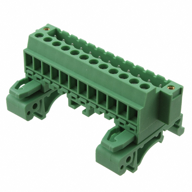 TERM BLK 12POS GREEN