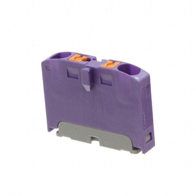 TERM BLK 2POS VIOLET