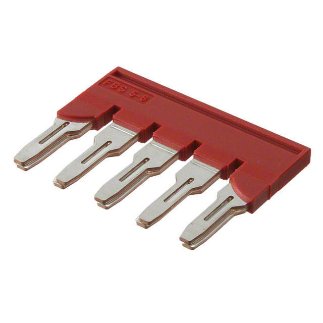 JUMPER TERM BLK 5POS FLAT PIN