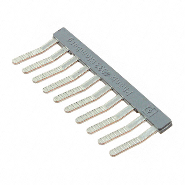 JUMPER TERM BLK 10POS FLAT PIN