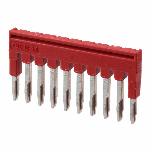 JUMPER TERM BLK 10POS FLAT PIN