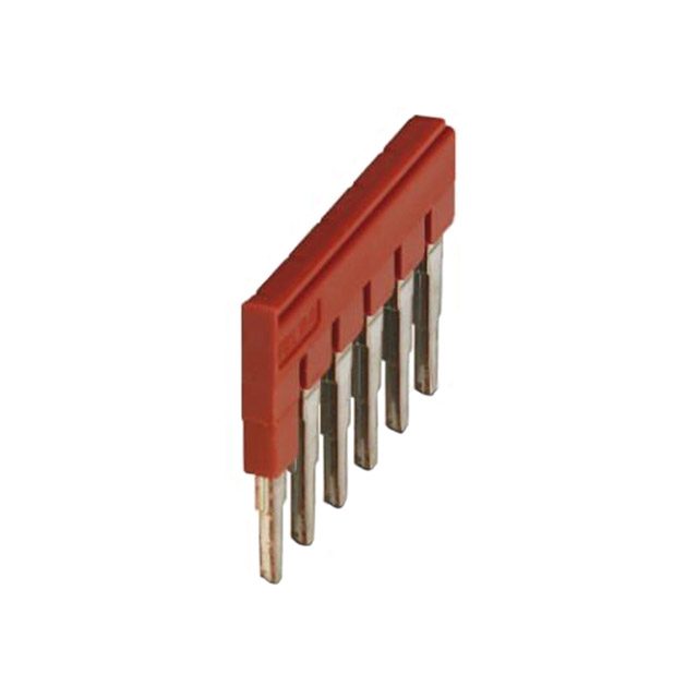 JUMPER TERM BLK 6POS FLAT PIN
