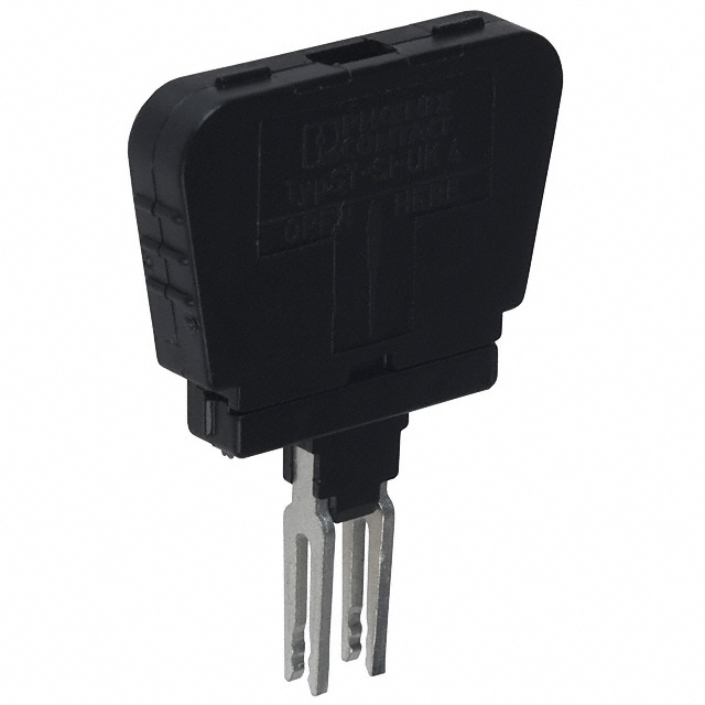 CONN TERM BLK FUSE PLUG BLACK